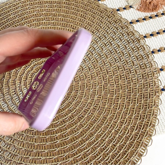 IPhone 11 Heart Print Purple Phone Case - Picture 4 of 5